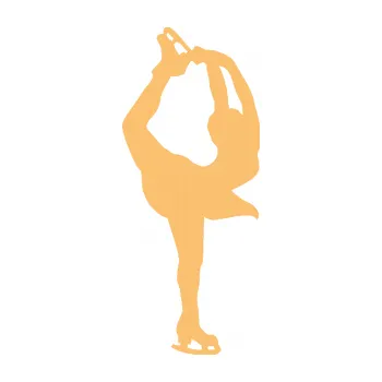 Polep vozidla Krasobruslení 003 pravá krasobruslařka (08 - béžová) SAMOLEPKA NA AUTO, NÁLEPKA, FÓLIE, POLEP, TUNING, VLASTNÍ TEXT, TISK, AUTOSAMOLEPKY.cz, POLEPY, OBRÁZEK, LOGO, 3D STICKERS