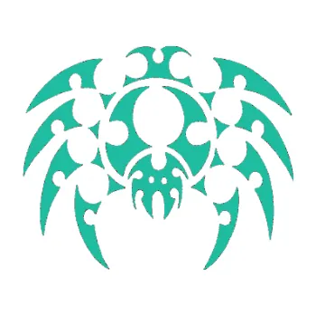 Samolepící dekorace SAMOLEPKA Pavouk 012 (25 - tyrkysová) NA AUTO, NÁLEPKA, FÓLIE, POLEP, TUNING, VLASTNÍ TEXT, TISK, AUTOSAMOLEPKY.cz, POLEPY, OBRÁZEK, LOGO, SAMOLEPKY