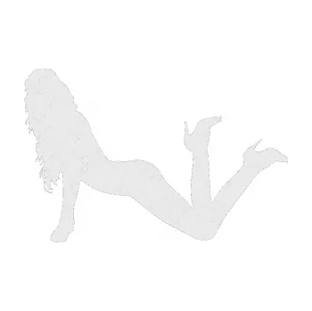 Polep vozidla Erotická žena 030 levá (84 - Ultra Metalic bílá) SAMOLEPKA NA AUTO, NÁLEPKA, FÓLIE, POLEP, TUNING, VLASTNÍ TEXT, TISK, AUTOSAMOLEPKY.cz, POLEPY, OBRÁZEK, LOGO, 3D STICKERS