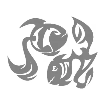 Samolepící dekorace Ryby 003 pravá (17 - šedá) SAMOLEPKA NA AUTO, NÁLEPKA, FÓLIE, POLEP, TUNING, VLASTNÍ TEXT, TISK, AUTOSAMOLEPKY.cz, POLEPY, OBRÁZEK, LOGO, 3D STICKERS