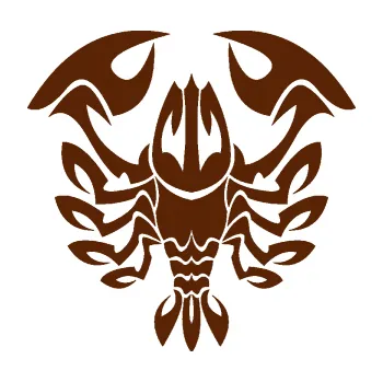 Samolepící dekorace Rak 003 (15 - hnědá) SAMOLEPKA NA AUTO, NÁLEPKA, FÓLIE, POLEP, TUNING, VLASTNÍ TEXT, TISK, AUTOSAMOLEPKY.cz, POLEPY, OBRÁZEK, LOGO, 3D STICKERS