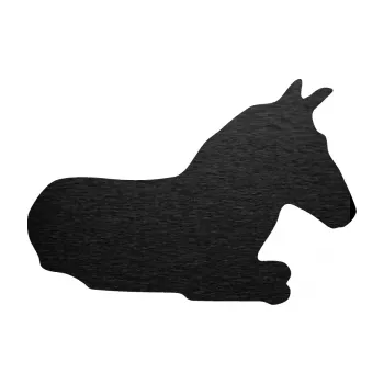 Samolepící dekorace SAMOLEPKA Kůň 017 pravá ležící (63 - škrábaný kov černý) NA AUTO, NÁLEPKA, FÓLIE, POLEP, TUNING, VLASTNÍ TEXT, TISK, AUTOSAMOLEPKY.cz, POLEPY, OBRÁZEK, LOGO, SAMOLEPKY