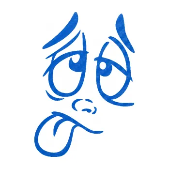 Samolepící dekorace SAMOLEPKA Obličej 006 levá unavený (57 - 3D karbon modrý) NA AUTO, NÁLEPKA, FÓLIE, POLEP, TUNING, VLASTNÍ TEXT, TISK, AUTOSAMOLEPKY.cz, POLEPY, OBRÁZEK, LOGO, SAMOLEPKY