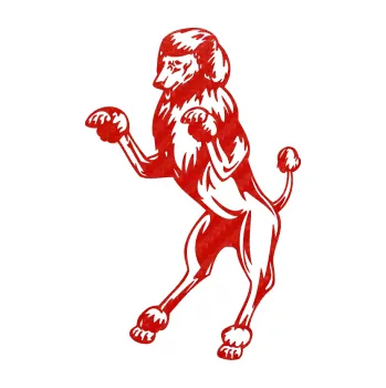 Polep vozidla SAMOLEPKA Pes 023 levá Pudl (53 - 3D karbon červený) NA AUTO, NÁLEPKA, FÓLIE, POLEP, TUNING, VLASTNÍ TEXT, TISK, AUTOSAMOLEPKY.cz, POLEPY, OBRÁZEK, LOGO, SAMOLEPKY