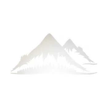 Samolepící dekorace SAMOLEPKA Krajina hory 011 pravá (82 - odrazková reflexní bílá) NA AUTO, NÁLEPKA, FÓLIE, POLEP, TUNING, VLASTNÍ TEXT, TISK, AUTOSAMOLEPKY.cz, POLEPY, OBRÁZEK, LOGO, SAMOLEPKY
