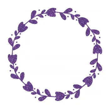 Samolepící dekorace SAMOLEPKA Květina dekor 019 věneček (87 - Ultra Metalic fialová) NA AUTO, NÁLEPKA, FÓLIE, POLEP, TUNING, VLASTNÍ TEXT, TISK, AUTOSAMOLEPKY.cz, POLEPY, OBRÁZEK, LOGO, SAMOLEPKY