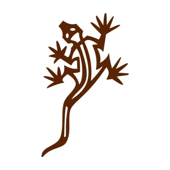 Samolepící dekorace Ještěrka 003 levá (15 - hnědá) SAMOLEPKA NA AUTO, NÁLEPKA, FÓLIE, POLEP, TUNING, VLASTNÍ TEXT, TISK, AUTOSAMOLEPKY.cz, POLEPY, OBRÁZEK, LOGO, 3D STICKERS