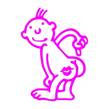 Samolepicí dekorace na vozidlo Polib mi 002 levá (72 - Fluorescentní růžová) SAMOLEPKA NA AUTO, NÁLEPKA, FÓLIE, POLEP, TUNING, VLASTNÍ TEXT, TISK, AUTOSAMOLEPKY.cz, POLEPY, OBRÁZEK, LOGO, 3D STICKERS