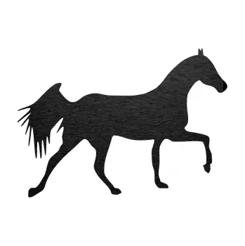Samolepící dekorace SAMOLEPKA Kůň 001 pravá (63 - škrábaný kov černý) NA AUTO, NÁLEPKA, FÓLIE, POLEP, TUNING, VLASTNÍ TEXT, TISK, AUTOSAMOLEPKY.cz, POLEPY, OBRÁZEK, LOGO, SAMOLEPKY