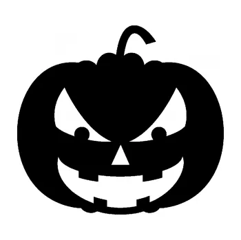 Samolepící dekorace SAMOLEPKA Halloween 016 pravá dýně (01 - černá) NA AUTO, NÁLEPKA, FÓLIE, POLEP, TUNING, VLASTNÍ TEXT, TISK, AUTOSAMOLEPKY.cz, POLEPY, OBRÁZEK, LOGO, SAMOLEPKY