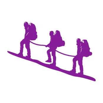Samolepící dekorace Horolezci levá (14 - fialová) SAMOLEPKA NA AUTO, NÁLEPKA, FÓLIE, POLEP, TUNING, VLASTNÍ TEXT, TISK, AUTOSAMOLEPKY.cz, POLEPY, OBRÁZEK, LOGO, 3D STICKERS