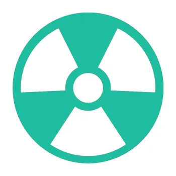 samolepka Radioactive 002 radiace (25 - tyrkysová) SAMOLEPKA NA AUTO, NÁLEPKA, FÓLIE, POLEP, TUNING, VLASTNÍ TEXT, TISK, AUTOSAMOLEPKY.cz, POLEPY, OBRÁZEK, LOGO, 3D STICKERS