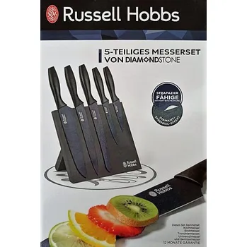 Russell Hobbs Sada nožů s magnetickým stojanem 5 ks, Diamondstone