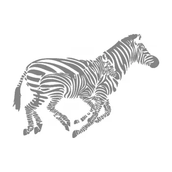 Samolepící dekorace SAMOLEPKA Interiér 020 pravá zebry (17 - šedá) NA AUTO, NÁLEPKA, FÓLIE, POLEP, TUNING, VLASTNÍ TEXT, TISK, AUTOSAMOLEPKY.cz, POLEPY, OBRÁZEK, LOGO, SAMOLEPKY
