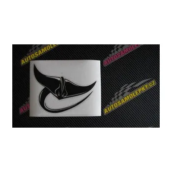 Samolepící dekorace SAMOLEPKA Rejnok 001 pravá (17 - šedá) NA AUTO, NÁLEPKA, FÓLIE, POLEP, TUNING, VLASTNÍ TEXT, TISK, AUTOSAMOLEPKY.cz, POLEPY, OBRÁZEK, LOGO, SAMOLEPKY