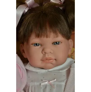 Panenka Realistické miminko - holčička - Marina s culíčky od firmy Lamagik (španělské miminko 42 cm)