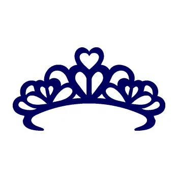 Samolepící dekorace SAMOLEPKA Čelenka se srdíčky (23 - tmavě modrá) NA AUTO, NÁLEPKA, FÓLIE, POLEP, TUNING, VLASTNÍ TEXT, TISK, AUTOSAMOLEPKY.cz, POLEPY, OBRÁZEK, LOGO, SAMOLEPKY