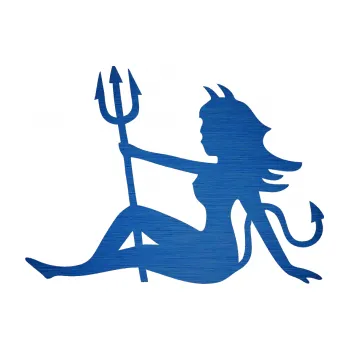 Polep vozidla Čertice 003 levá (65 - škrábaný kov modrý) SAMOLEPKA NA AUTO, NÁLEPKA, FÓLIE, POLEP, TUNING, VLASTNÍ TEXT, TISK, AUTOSAMOLEPKY.cz, POLEPY, OBRÁZEK, LOGO, 3D STICKERS