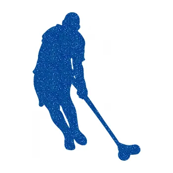 Samolepicí dekorace na vozidlo Florbal 001 pravá (88 - Ultra Metalic modrá) SAMOLEPKA NA AUTO, NÁLEPKA, FÓLIE, POLEP, TUNING, VLASTNÍ TEXT, TISK, AUTOSAMOLEPKY.cz, POLEPY, OBRÁZEK, LOGO, 3D STICKERS