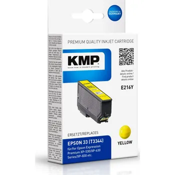 KMP 216Y - Epson 33 - žlutá inkoustová náplň KMP