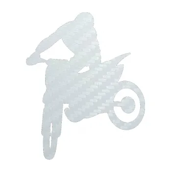Samolepící dekorace SAMOLEPKA Motorka 037 levá motokros (51 - 3D karbon bílý) NA AUTO, NÁLEPKA, FÓLIE, POLEP, TUNING, VLASTNÍ TEXT, TISK, AUTOSAMOLEPKY.cz, POLEPY, OBRÁZEK, LOGO, SAMOLEPKY