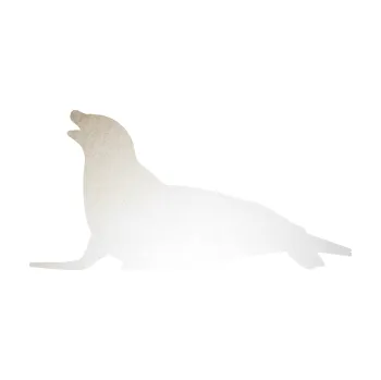 Samolepící dekorace SAMOLEPKA Lachtan 002 levá (82 - odrazková reflexní bílá) NA AUTO, NÁLEPKA, FÓLIE, POLEP, TUNING, VLASTNÍ TEXT, TISK, AUTOSAMOLEPKY.cz, POLEPY, OBRÁZEK, LOGO, SAMOLEPKY