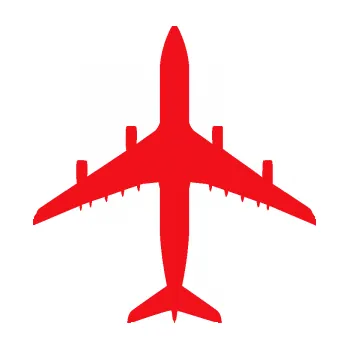 Polep vozidla SAMOLEPKA Letadlo 005 (10 - červená) NA AUTO, NÁLEPKA, FÓLIE, POLEP, TUNING, VLASTNÍ TEXT, TISK, AUTOSAMOLEPKY.cz, POLEPY, OBRÁZEK, LOGO, SAMOLEPKY