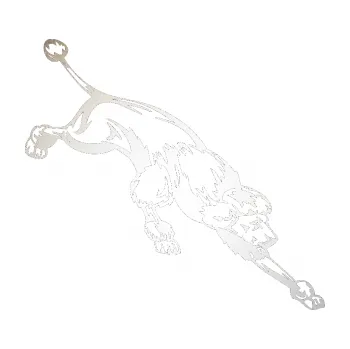 samolepka Pes 022 pravá Pudl (82 - odrazková reflexní bílá) SAMOLEPKA NA AUTO, NÁLEPKA, FÓLIE, POLEP, TUNING, VLASTNÍ TEXT, TISK, AUTOSAMOLEPKY.cz, POLEPY, OBRÁZEK, LOGO, 3D STICKERS