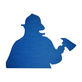 Samolepící dekorace SAMOLEPKA Hasič 004 pravá (65 - škrábaný kov modrý) NA AUTO, NÁLEPKA, FÓLIE, POLEP, TUNING, VLASTNÍ TEXT, TISK, AUTOSAMOLEPKY.cz, POLEPY, OBRÁZEK, LOGO, SAMOLEPKY