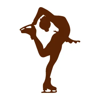 Polep vozidla Krasobruslení 013 pravá krasobruslařka (15 - hnědá) SAMOLEPKA NA AUTO, NÁLEPKA, FÓLIE, POLEP, TUNING, VLASTNÍ TEXT, TISK, AUTOSAMOLEPKY.cz, POLEPY, OBRÁZEK, LOGO, 3D STICKERS