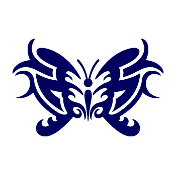 Samolepící dekorace SAMOLEPKA Motýl 015 (23 - tmavě modrá) NA AUTO, NÁLEPKA, FÓLIE, POLEP, TUNING, VLASTNÍ TEXT, TISK, AUTOSAMOLEPKY.cz, POLEPY, OBRÁZEK, LOGO, SAMOLEPKY