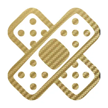 Autodoplněk Samolepka na auto Náplast 004 (59 - 3D karbon zlatý) NÁLEPKA, FÓLIE, POLEPY, TUNING, VLASTNÍ TEXT, TISK, AUTOSAMOLEPKY.cz, SAMOLEPKY, OBRÁZEK, LOGO, VÝROBA, PRODEJ