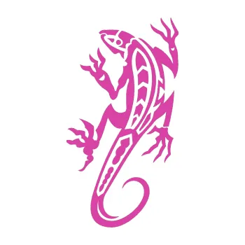 Samolepící dekorace Ještěrka 013 levá (16 - růžová) SAMOLEPKA NA AUTO, NÁLEPKA, FÓLIE, POLEP, TUNING, VLASTNÍ TEXT, TISK, AUTOSAMOLEPKY.cz, POLEPY, OBRÁZEK, LOGO, 3D STICKERS