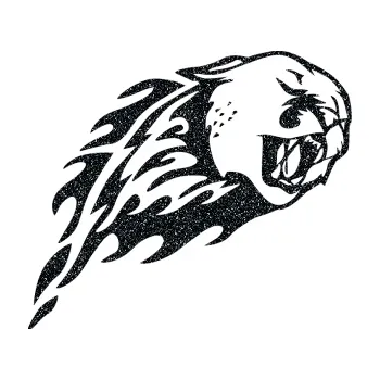 Samolepicí dekorace na vozidlo Animal flames 083 pravá puma (85 - Ultra Metalic černá) SAMOLEPKA NA AUTO, NÁLEPKA, FÓLIE, POLEP, TUNING, VLASTNÍ TEXT, TISK, AUTOSAMOLEPKY.cz, POLEPY, OBRÁZEK, LOGO, 3D STICKERS