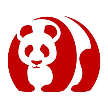 Samolepící dekorace Panda 001 levá (18 - tmavě červená) SAMOLEPKA NA AUTO, NÁLEPKA, FÓLIE, POLEP, TUNING, VLASTNÍ TEXT, TISK, AUTOSAMOLEPKY.cz, POLEPY, OBRÁZEK, LOGO, 3D STICKERS