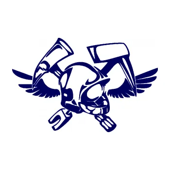 Samolepící dekorace SAMOLEPKA Hasič 011 pravá helma (23 - tmavě modrá) NA AUTO, NÁLEPKA, FÓLIE, POLEP, TUNING, VLASTNÍ TEXT, TISK, AUTOSAMOLEPKY.cz, POLEPY, OBRÁZEK, LOGO, SAMOLEPKY