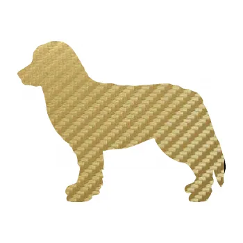 Polep vozidla SAMOLEPKA Pes 157 levá bernský salašnický (59 - 3D karbon zlatý) NA AUTO, NÁLEPKA, FÓLIE, POLEP, TUNING, VLASTNÍ TEXT, TISK, AUTOSAMOLEPKY.cz, POLEPY, OBRÁZEK, LOGO, SAMOLEPKY