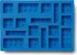 Tvořítko na led LEGO Iconic Forma na led modrá