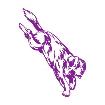 Polep vozidla SAMOLEPKA Pes 043 pravá (14 - fialová) NA AUTO, NÁLEPKA, FÓLIE, POLEP, TUNING, VLASTNÍ TEXT, TISK, AUTOSAMOLEPKY.cz, POLEPY, OBRÁZEK, LOGO, SAMOLEPKY