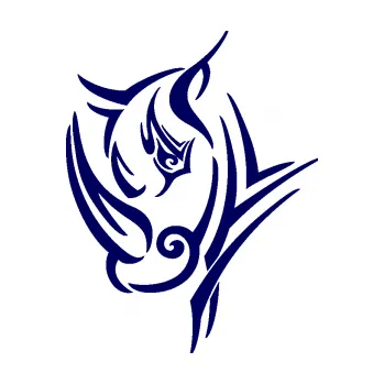 Samolepící dekorace SAMOLEPKA Nosorožec 003 hlava levá (23 - tmavě modrá) NA AUTO, NÁLEPKA, FÓLIE, POLEP, TUNING, VLASTNÍ TEXT, TISK, AUTOSAMOLEPKY.cz, POLEPY, OBRÁZEK, LOGO, SAMOLEPKY