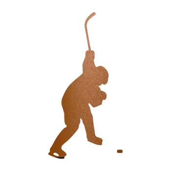 Samolepicí dekorace na vozidlo Hokejista 006 pravá (44 - měděná metalíza) SAMOLEPKA NA AUTO, NÁLEPKA, FÓLIE, POLEP, TUNING, VLASTNÍ TEXT, TISK, AUTOSAMOLEPKY.cz, POLEPY, OBRÁZEK, LOGO, 3D STICKERS