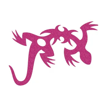 Samolepící dekorace SAMOLEPKA Ještěrka 002 pravá (90 - Ultra Metalic růžová) NA AUTO, NÁLEPKA, FÓLIE, POLEP, TUNING, VLASTNÍ TEXT, TISK, AUTOSAMOLEPKY.cz, POLEPY, OBRÁZEK, LOGO, SAMOLEPKY