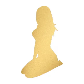 Polep vozidla Erotická žena 032 levá (43 - zlatá metalíza) SAMOLEPKA NA AUTO, NÁLEPKA, FÓLIE, POLEP, TUNING, VLASTNÍ TEXT, TISK, AUTOSAMOLEPKY.cz, POLEPY, OBRÁZEK, LOGO, 3D STICKERS