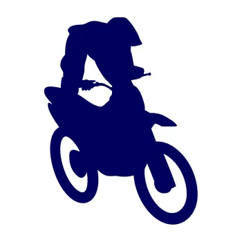 Samolepící dekorace Motorka 017 pravá motokros freestyle (23 - tmavě modrá) SAMOLEPKA NA AUTO, NÁLEPKA, FÓLIE, POLEP, TUNING, VLASTNÍ TEXT, TISK, AUTOSAMOLEPKY.cz, POLEPY, OBRÁZEK, LOGO, 3D STICKERS