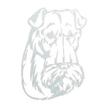 Polep vozidla SAMOLEPKA Pes 006 pravá Knírač (51 - 3D karbon bílý) NA AUTO, NÁLEPKA, FÓLIE, POLEP, TUNING, VLASTNÍ TEXT, TISK, AUTOSAMOLEPKY.cz, POLEPY, OBRÁZEK, LOGO, SAMOLEPKY