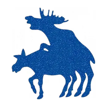 Samolepící dekorace Losí láska 002 levá (88 - Ultra Metalic modrá) SAMOLEPKA NA AUTO, NÁLEPKA, FÓLIE, POLEP, TUNING, VLASTNÍ TEXT, TISK, AUTOSAMOLEPKY.cz, POLEPY, OBRÁZEK, LOGO, 3D STICKERS