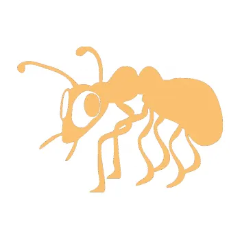 Samolepící dekorace Mravenec 001 levá (08 - béžová) SAMOLEPKA NA AUTO, NÁLEPKA, FÓLIE, POLEP, TUNING, VLASTNÍ TEXT, TISK, AUTOSAMOLEPKY.cz, POLEPY, OBRÁZEK, LOGO, 3D STICKERS