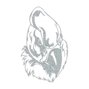 Samolepicí dekorace na vozidlo Predators 082 pravá (91 - Ultra Metalic stříbrná metalíza) SAMOLEPKA NA AUTO, NÁLEPKA, FÓLIE, POLEP, TUNING, VLASTNÍ TEXT, TISK, AUTOSAMOLEPKY.cz, POLEPY, OBRÁZEK, LOGO, 3D STICKERS