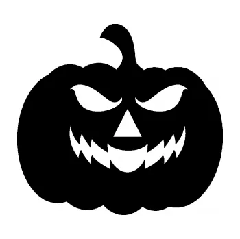 Samolepící dekorace SAMOLEPKA Halloween 018 pravá dýně (01 - černá) NA AUTO, NÁLEPKA, FÓLIE, POLEP, TUNING, VLASTNÍ TEXT, TISK, AUTOSAMOLEPKY.cz, POLEPY, OBRÁZEK, LOGO, SAMOLEPKY