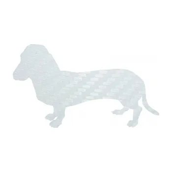 Polep vozidla SAMOLEPKA Pes 094 levá Baset (51 - 3D karbon bílý) NA AUTO, NÁLEPKA, FÓLIE, POLEP, TUNING, VLASTNÍ TEXT, TISK, AUTOSAMOLEPKY.cz, POLEPY, OBRÁZEK, LOGO, SAMOLEPKY